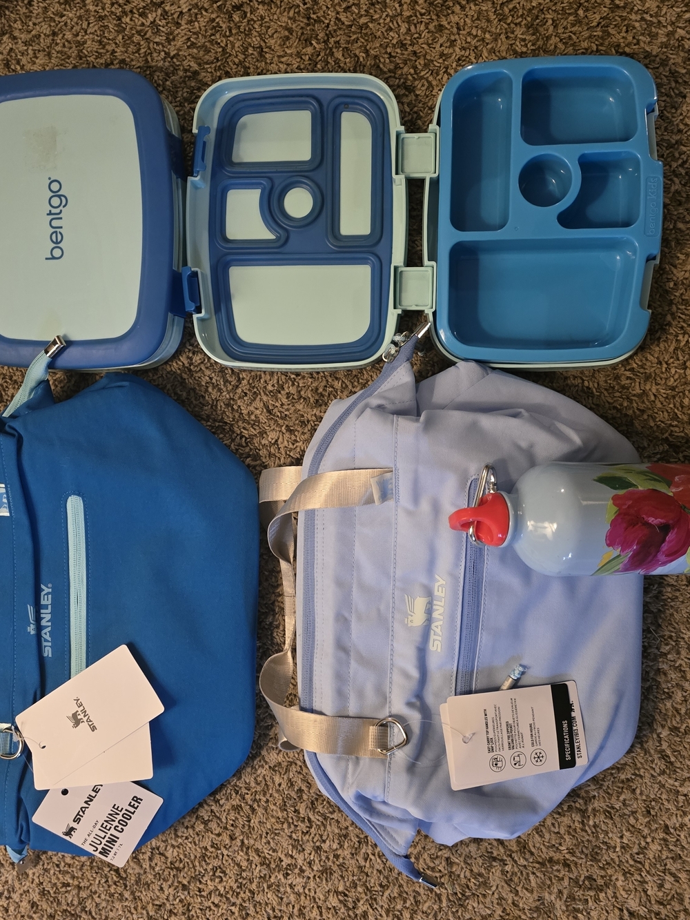 Stanley Julienne Mini Cooler Day Bag Set 2 Bags Bento Boxes Pioneer Woman Bottle